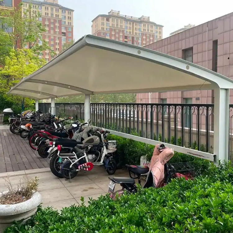 青川县膜结构电动车棚